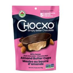 ChocXO Almond Butter Cups - 56% Dark Chocolate