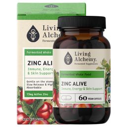 Living Alchemy ZINC Alive Immune, Energy and Skin Support