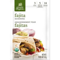 Simply Organic Seasoning Mix - Fajita