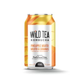 Wild Tea Kombucha Kombucha - Pineapple Mojito