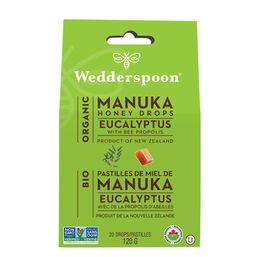 Wedderspoon Manuka Honey Drops - Eucalyptus