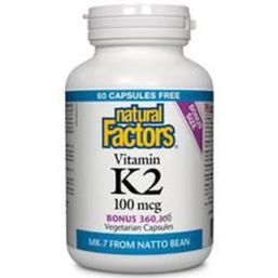 Natural Factors Vitamin K2 - 100 mcg