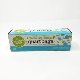 Natural Value Reclosable Storage Bags Quart