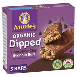 Annies Homegrown Dipped Chocolate Chip Granola Bar