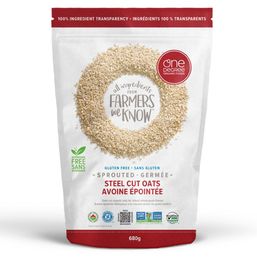 One Degree Organic Foods Sprouted Oats - Steel Cut