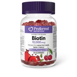 Preferred Nutrition Biotin 10,000mcg Vegan Gummies