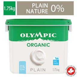 Olympic Organic Yogurt - Plain 0% Milk Fat