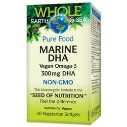 Whole Earth & Sea Marine DHA Vegan Omega 3 300mg