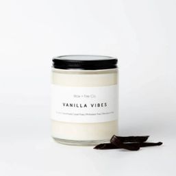 Wax + Fire Vanilla Vibes Soy Candle