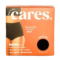 Revol Cares Sleep Short Black XS/S