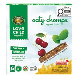 Love Child Oaty Chomps Cherry Spinach
