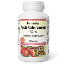Natural Factors Apple Cider Vinegar - 500 mg