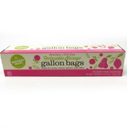 Natural Value Reclosable Storage Bags Gallon