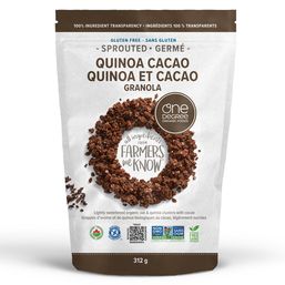 One Degree Organic Foods Sprouted Granola - Quinoa Cacao