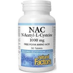 Natural Factors N Acetyl L Cysteine 1000 mg