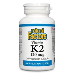 Natural Factors Vitamin K2 120 mcg