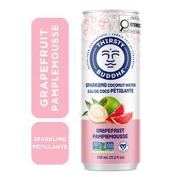 Thirsty Buddha Sparkling Coconut Water - Grapefruit