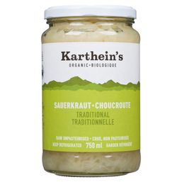 Karthein's Organic Raw Unpasteurized Sauerkraut - Traditional