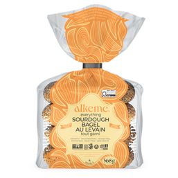 Alkeme Foods Everything Sourdough Bagel GF