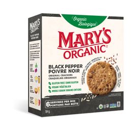 Mary's Organic Crackers Crackers - Black Pepper