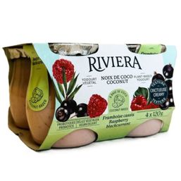 Riviera Coconut Milk Yogurt - Raspberry Black Currant Petit Pot