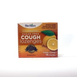 Herbion Naturals Sugar Free Cough Lozenges - Honey Lemon