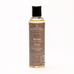 Nature's Essential Garden Massage & Bath Oil - Relax