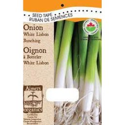 Aimers Organics Onion White Lisbon Seed Tape