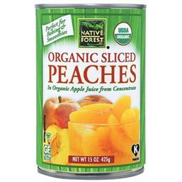 Native Forest Organic Sliced Peaches