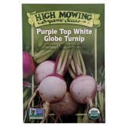 High Mowing Organic Seeds Purple Top White Globe Turnip