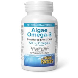 Natural Factors Algae Omega-3 770mg
