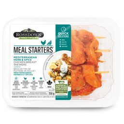 Rossdown Farms & Natural Foods Herb & Spice - Chicken Skewers Boneless Skinless - Fresh