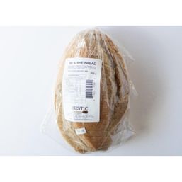 Rustic Sourdough Bakery 50% Rye Bread