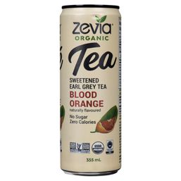 Zevia Organic Tea - Sweetened Earl Grey Tea Blood Orange