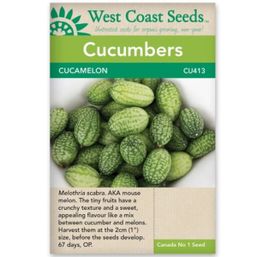 West Coast Seeds Seeds - Cucumbers, Cucamelon