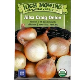 High Mowing Organic Seeds Ailsa Craig Onion Seeds Org