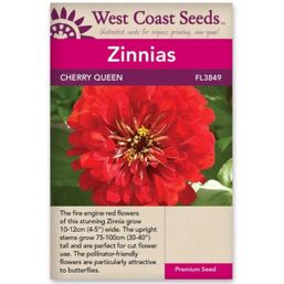 West Coast Seeds Seeds - Zinnias, Cherry Queen