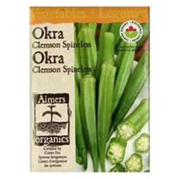 Aimers Organics Okra Clemson Spineless