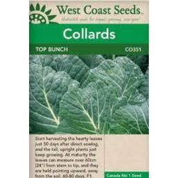 West Coast Seeds Seeds - Top Bunch Collards