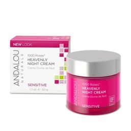Andalou Naturals 1000 Roses Heavenly Night Cream Sensitive