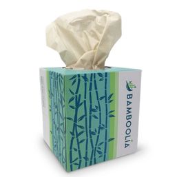 Bamboolia Facial Tissue Cube Box