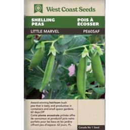 West Coast Seeds Seeds - Little Marvel Shelling Peas