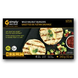 Simply West Coast Halibut Burgers