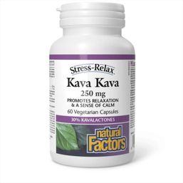 Natural Factors Stress Relax Kava Kava 250 mg