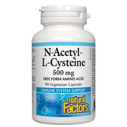 Natural Factors N-Acetyl-L-Cysteine - 500 mg