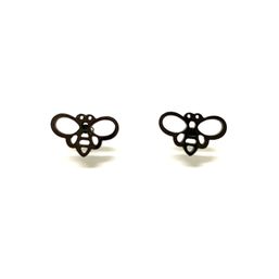 Royce and Oak Bee earrings Black