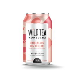 Wild Tea Kombucha Kombucha - Sparkling Rose