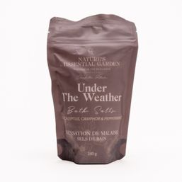 Nature's Essential Garden Aromatherapeutic Bath Salts - Under the Weather