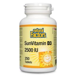 Natural Factors SunVitamin D3 2500IU