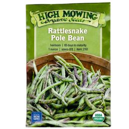 High Mowing Organic Seeds Rattlesnake Pole Bean
